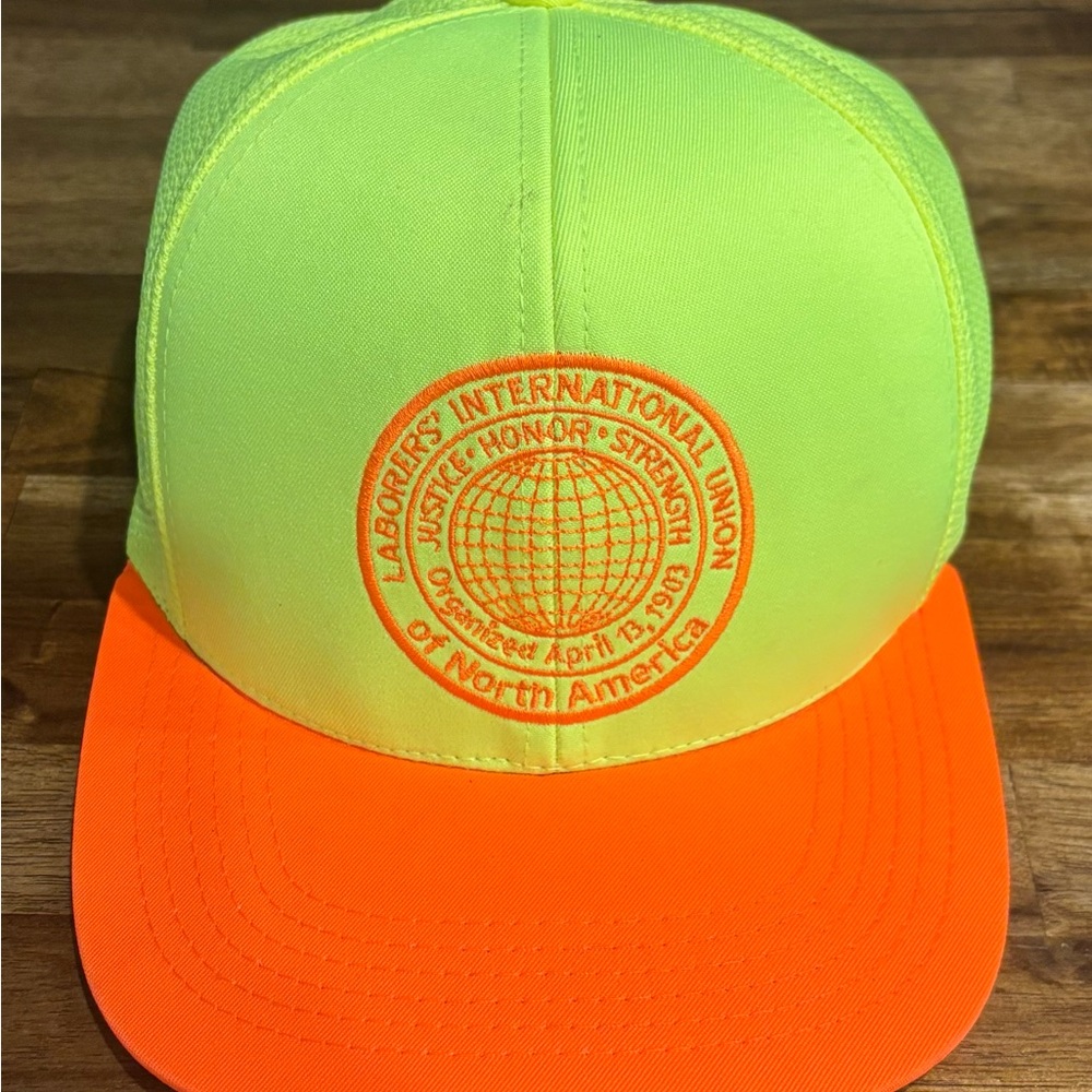 Neon Yellow and Orange Cap